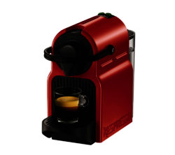 NESPRESSO  XN100540 Nespresso Inissia Coffee Machine - Ruby Red
